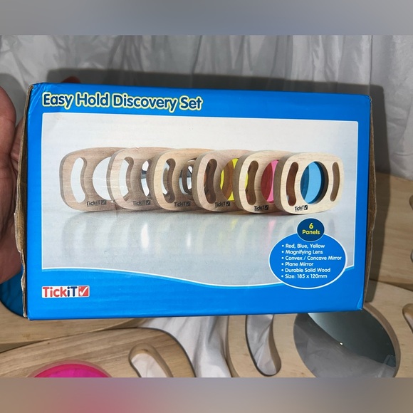 TickiT easy hold discovery set natural safe wooden toys heirloom - Picture 11 of 11